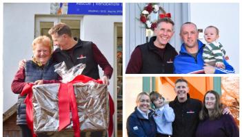 Irish everyday heroes left stunned as Dermot Bannon lands on doorsteps with surprise gifts