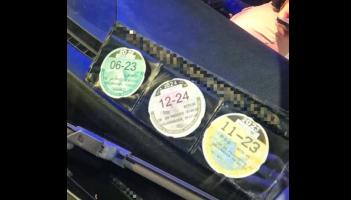 Gardai in Limerick stop motorist with three tax discs in the windscreen - all out of date