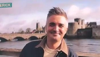 Sunny Limerick beamed into hundreds-of-thousands of UK homes ahead of St Patrick's Day