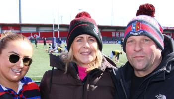 PICTURES: Supporters cheer on St Munchin's College in thrilling Munster Schools Junior Cup final draw