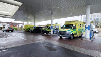 Ambulances queue for fuel at Limerick service station after supply delay