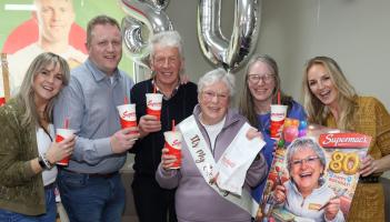 PICTURES: Much-loved Limerick artist has an 80th birthday party with a difference!
