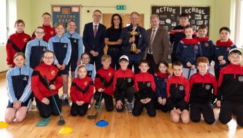 Ryder Cup visits school children in Limerick as preparations for Adare Manor tournament intensify