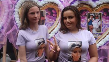 PICTURES: Poignant T-shirts with photo of Limerick mum Scarlett Faulkner worn at her reposal