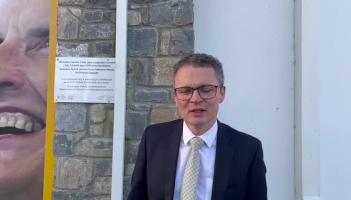 WATCH: Minister Patrick O Donovan speaking at the re-opening of Askeaton pool and leisure club