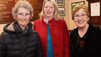 Sr Perpetua Lane, Abbeyfeale, Maria Tobin, Cratloe and Maureen Murphy, Abbeyfeale at the launch of the Irish Language Festival in Fr Casey's GAA Club, Abbeyfeale Picture: Dave Gaynor