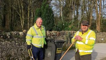 Clean sweep: Joe Lyons and Tony Kennedy 
