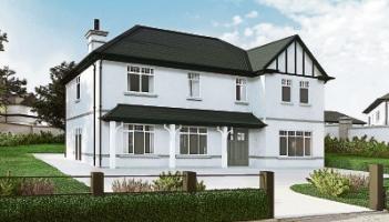 An  impression of one of the house types in The Heritage in Adare