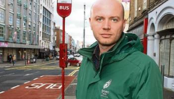 Green Party local election candidate Breandán MacGabhann will be discussing his findings with Bus Eireann Picture: Adrian Butler