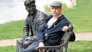 Damien Dempsey with the 'King of New York' Brendan Behan launching I.NY, which takes place in Limerick Picture: Sasko Lazarov/Photocall Ireland