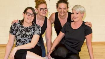 Les Mad Dams: Aimee Grigg, Mareta Mullane, Shirley Foley and Deirdre Whelan ready for the lip sync battle