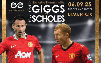 An evening with Ryan Giggs & Paul Scholes in Limerick – Get your tickets now!