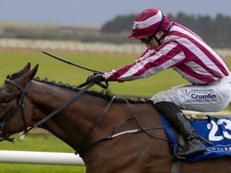 Limerick jockey in winners enclosure on opening day of new flat racing season