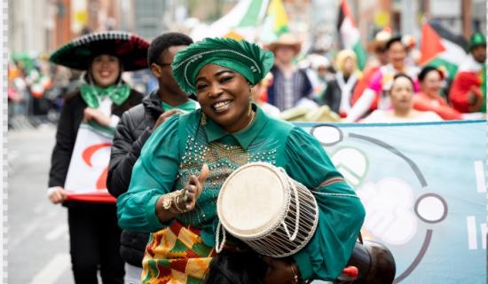 Smiles and cheers all around at St Patrick's Day parade in Limerick City