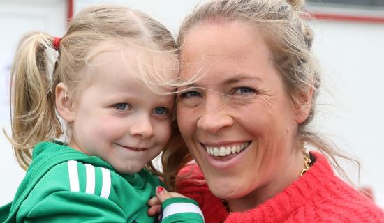 PICTURES: Limerick supporters cheer on Senior Ladies Football team