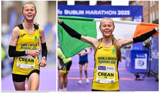 Shock and joy as Limerick teenager wins national title in Dublin Marathon