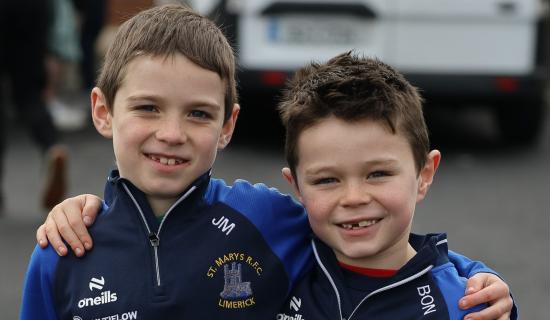 PICTURES: Supporters cheer on St Mary's RFC and Creggs RFC in All Ireland Junior Cup quarter-final clash