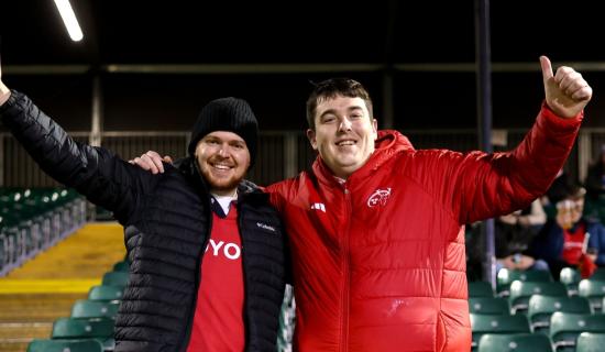 PICTURES: Supporters cheer on Munster Rugby against Bath in Champions Cup clash