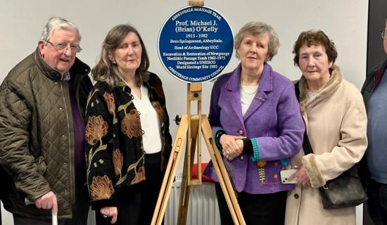 Unveiling of heritage plaque in Abbeyfeale