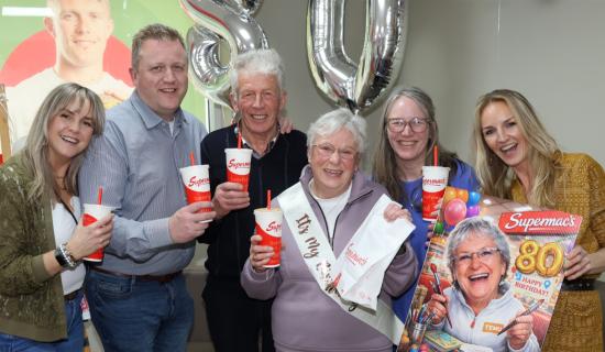 PICTURES: Much-loved Limerick artist has an 80th birthday party with a difference!