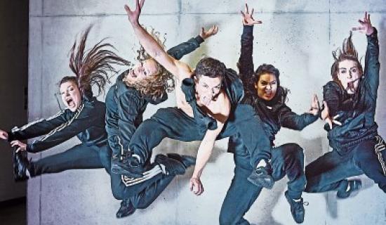 Ravenous, part of the Step Up dance project, is performed by Sarah Greene, Celina Jaffe, Niamh Kelly, Oran Leong and Bianca Paige Smith Picture: Maurice Gunning