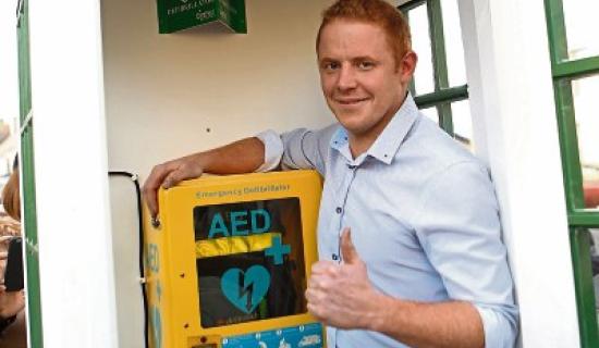 Limerick village is Heart Safe following unveiling of defibrillator in phone box