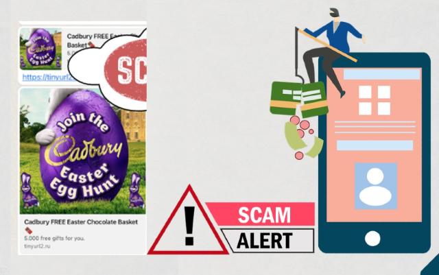 Don't click! People warned of 'dangerous' Cadbury prize scam ...