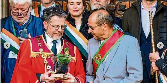 Mayor of Limerick John Moran hits Brussels for St Patrick&rsquo;s Day event