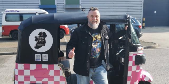 With three wheels and a sense of adventure, Dean Lambert will stop at Limerick for the Allianz Hurling Final with his tuk tuk in tow for charity
