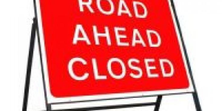 Road closed