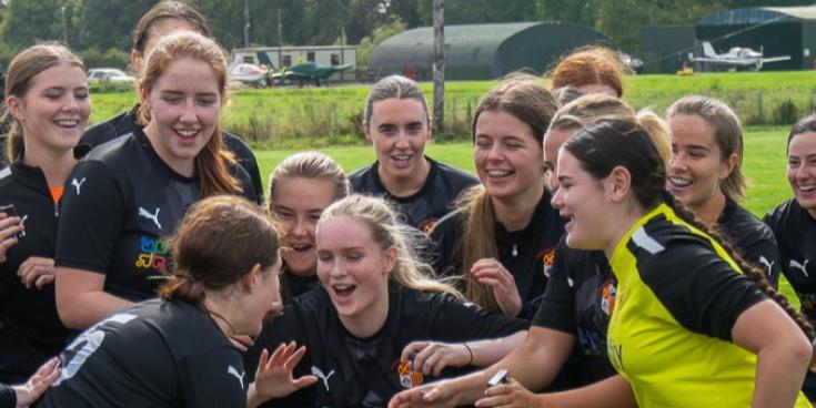 PICTURE: Aisling Annacotty celebrate Limerick WSSL Division 1 Cup final win over Newtown Rovers