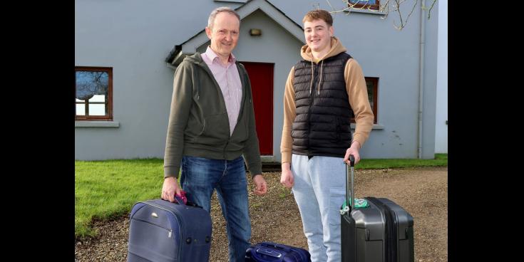 Mícheál and Tom Fitzgerald are volunteers with Mellon Educate