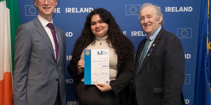 Limerick student wins all expenses paid trip in Rotary leadership competition