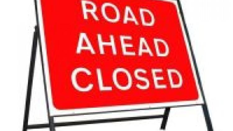 Road closed