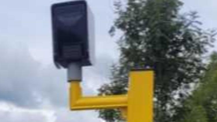Static speed safety camera