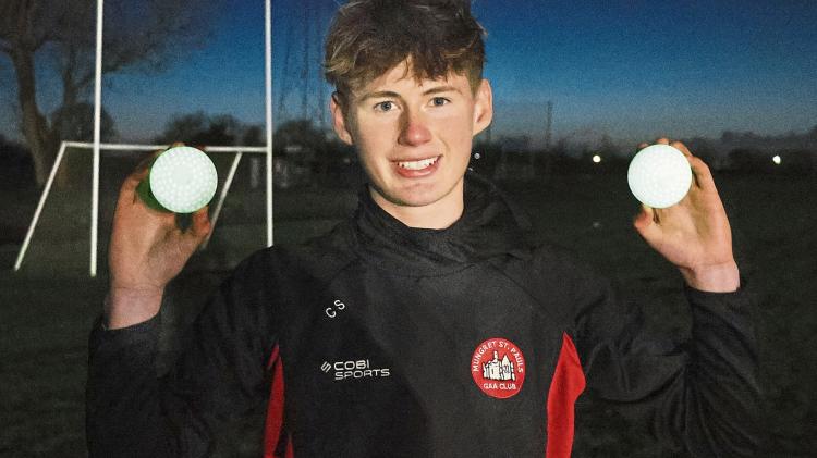 Limerick entrepreneur, 16, invents sliotar to facilitate hurling in the dark