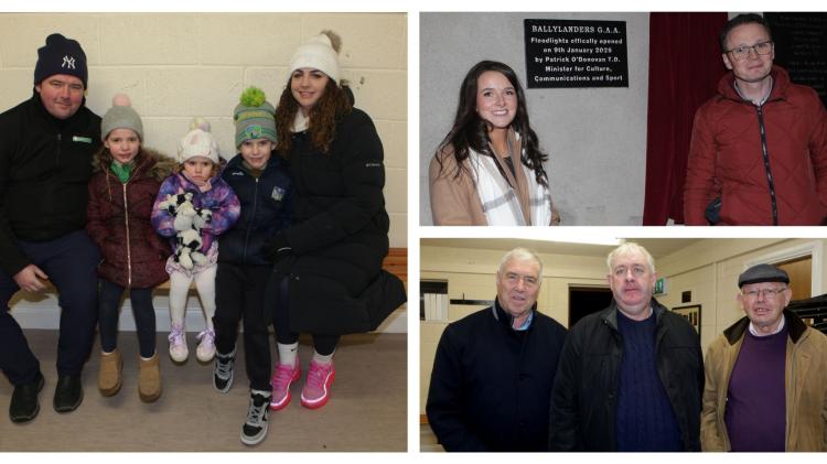 PICTURES: Bright future for County Limerick GAA club as new floodlights are switched on