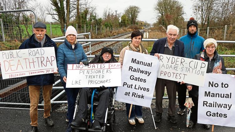 Locals plan to protest on rail line during the Ryder Cup in Limerick over 'deathtrap' level crossing