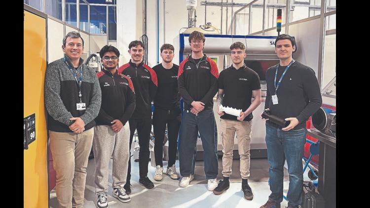 Student team pioneer a 3D-printed rocket engine engine