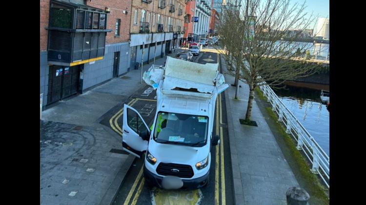 Limerick bridge struck by van driver for second time in just over two weeks