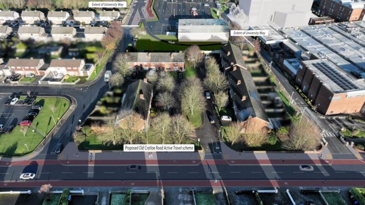 Second option for new Limerick road features loop around college