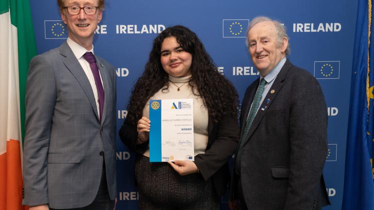 Limerick student wins all expenses paid trip in Rotary leadership competition