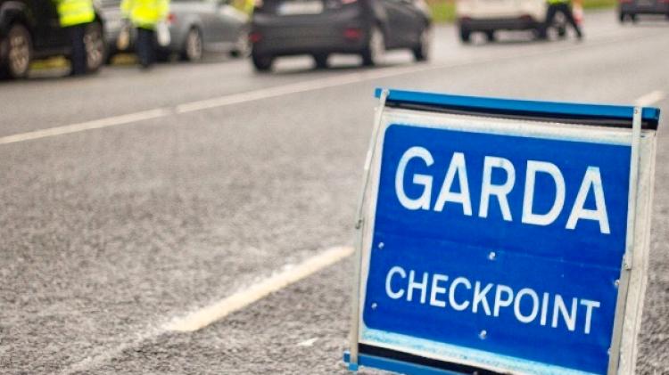 Garda checkpoint