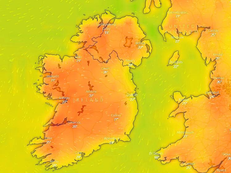 Limerick to be one of the hottest places in Europe this week Limerick