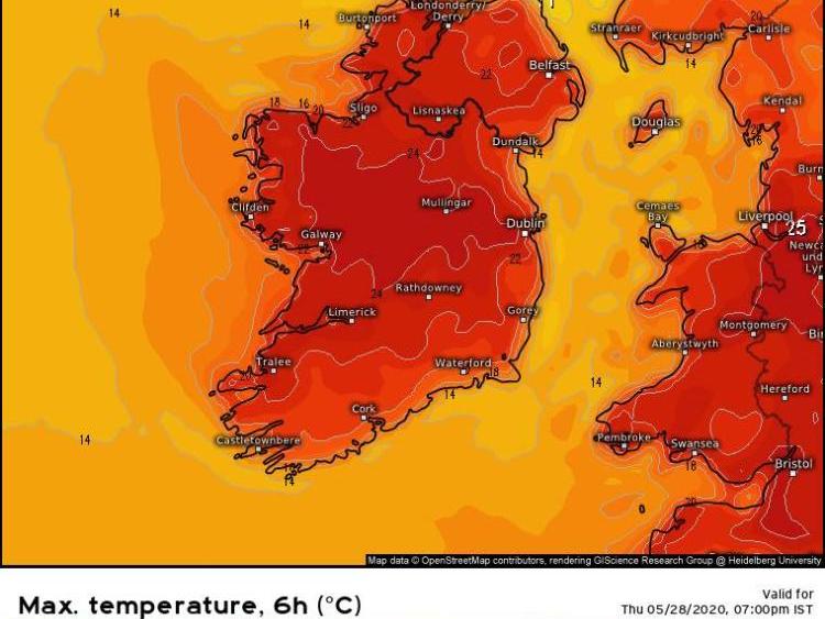 Temperatures in Limerick set to sizzle for Bank Holiday weekend