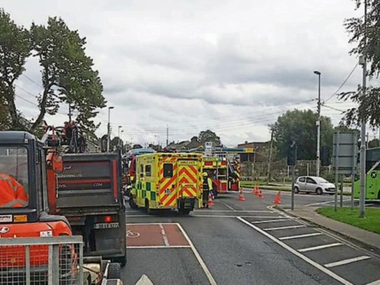 Two injured following crash between bus and car in Limerick city centre