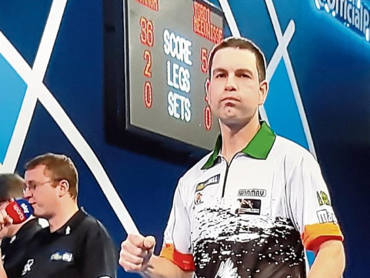 Limerick's William O'Connor in European Championship Darts action