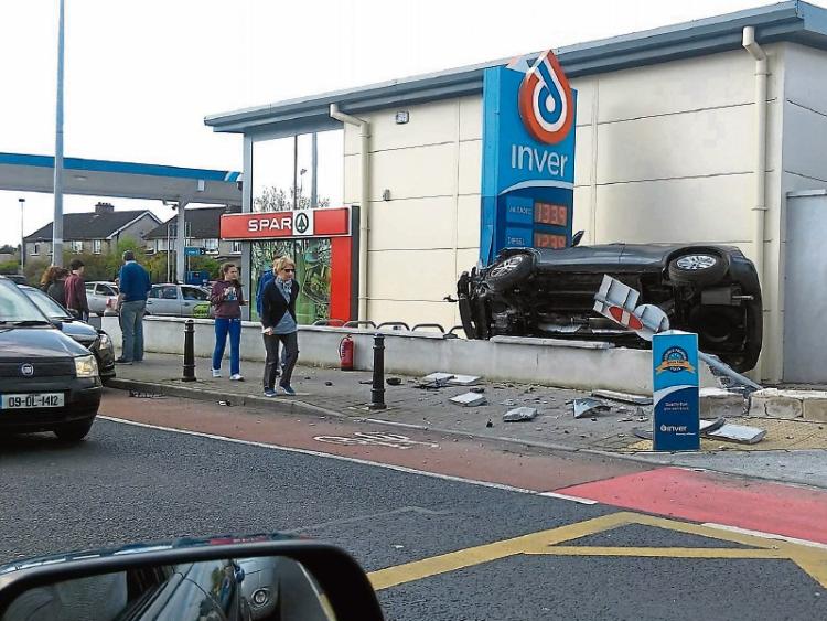 Lucky escape as car overturns in Limerick city Limerick Leader