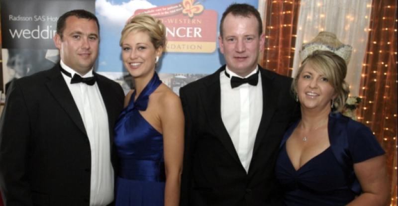 The late Jason Corbett with Molly Martens, and the children's new guardians Tracey and David Lynch