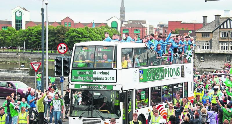 Homecoming details announced for Limerick's three-in-a-row hurlers